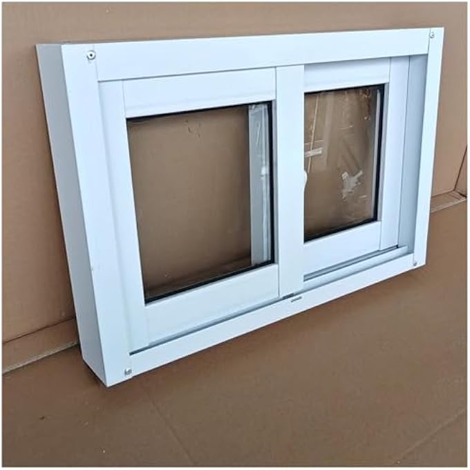 Aluminum Alloy Window, Basement Venting Window, Home Bathroom White Sliding Window (Bvaawtm, 15.75X23.62In) - Image 2