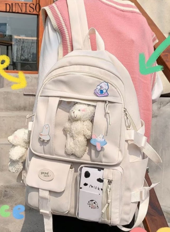 DUNISO Cute Plush - Decorated Backpack - Image 1