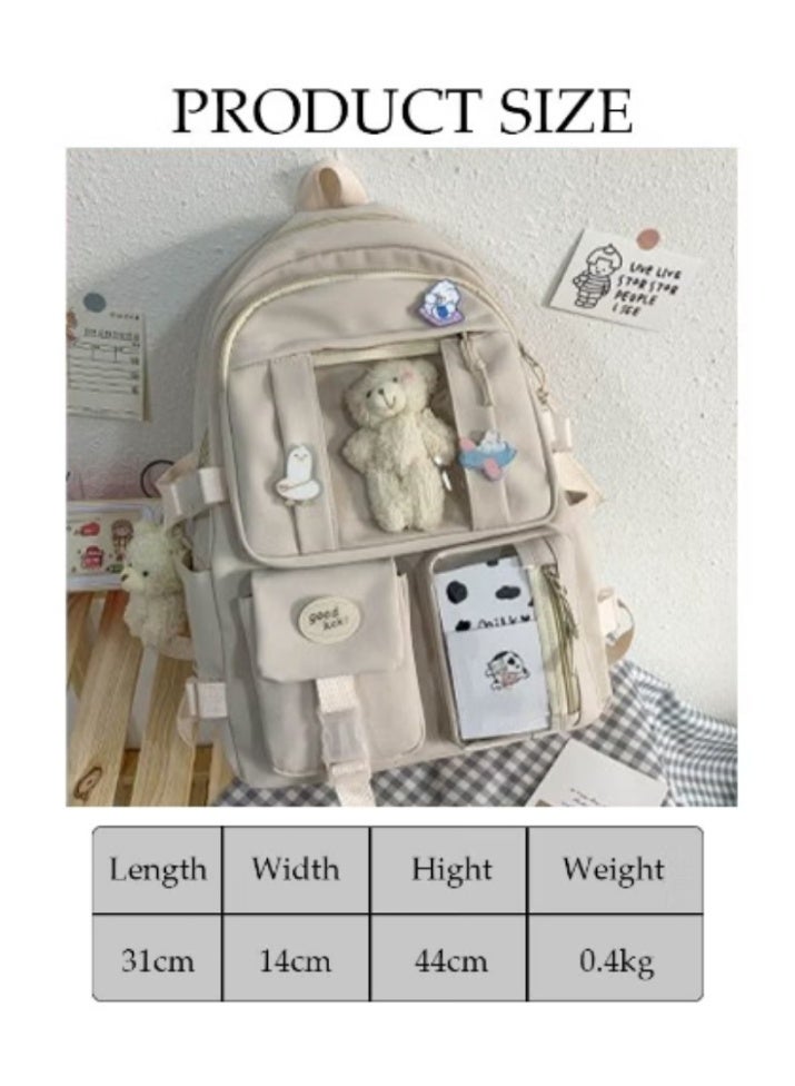 DUNISO Cute Plush - Decorated Backpack - Image 3