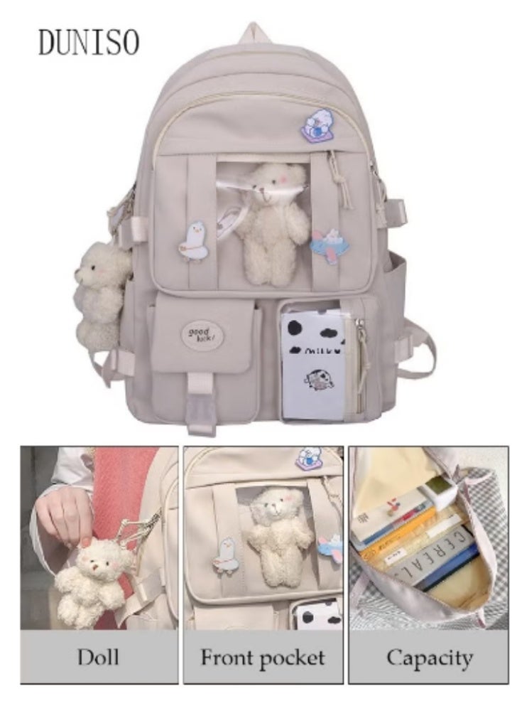 DUNISO Cute Plush - Decorated Backpack - Image 2