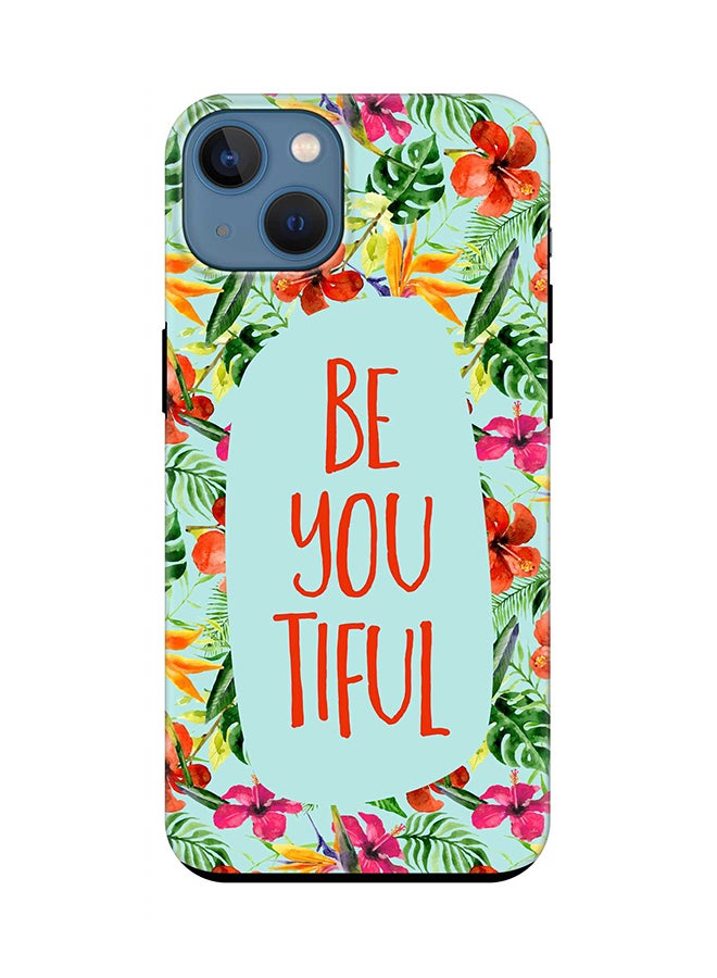 Tough Pro Series Case for Apple iPhone 14 Plus Case Dual Layer hybrid PC & TPU Customized Mobile Cover Shield with inner TPU protection Matte Finish - Be You Tiful