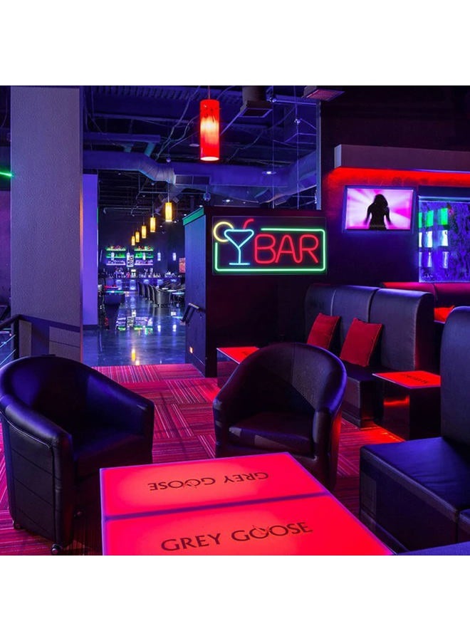 JFLLamp Bar Neon Signs for Wall Decor Led Bar Lights for Bedroom Led Sign Room Decor Aesthetic Suitable for Living Room Bistro Man Cave Party - Image 5