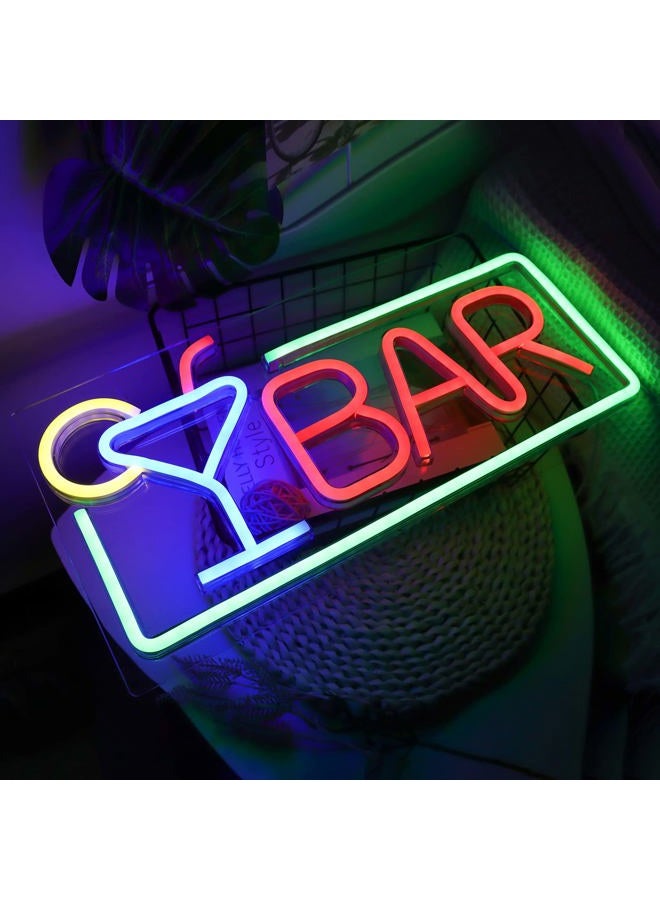 JFLLamp Bar Neon Signs for Wall Decor Led Bar Lights for Bedroom Led Sign Room Decor Aesthetic Suitable for Living Room Bistro Man Cave Party - Image 2