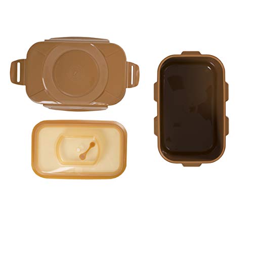 Crazy Korean Cooking Premium Kimchi, Sauerkraut Fermentation and Storage Container with Inner Vacuum Lid, Sandy Brown, 0.9 gallon (3.4 L) (0.9 Gal (3.4L) - 1 PACK) - Image 3