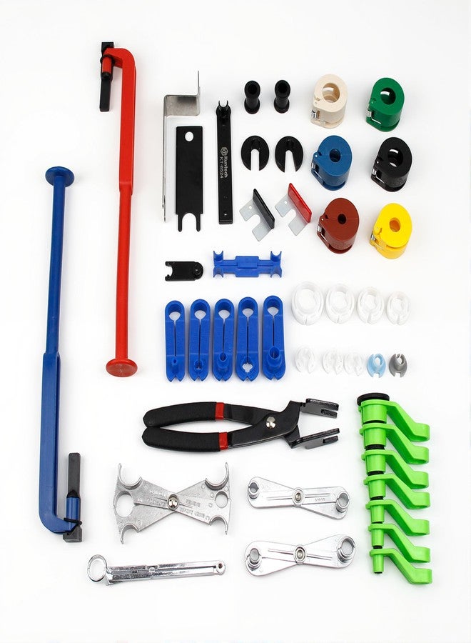 Kuntech 45pcs Master Quick Disconnect Tool Set, Fuel Line Disconnect Tool Kit for Automotive A/C Fuel & Transmission Systems, Transmission Line Disconnect Tool Compatible with Various Automotives - Image 2