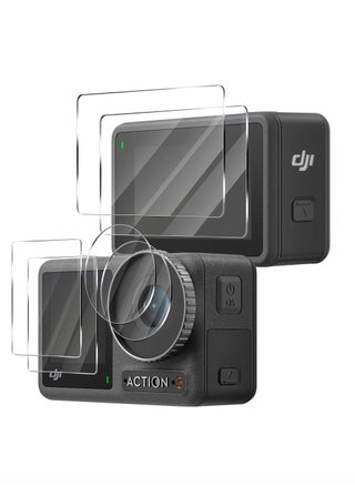 2 Sets Compatible for DJI OSMO Action 3 Screen Protector Anti Scratch High-Definition Tempered Glass, 2Pack - pzsku/Z73963A9F336E8B1E5120Z/45/_/1701772120/dac70201-e4c0-4dd2-8791-8b8369bd9136