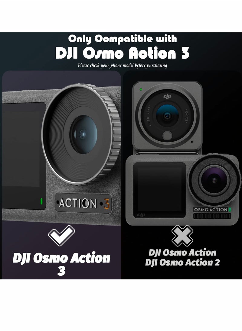 Y&D - 2 Sets Compatible for DJI OSMO Action 3 Screen Protector Anti Scratch High-Definition Tempered Glass, 2Pack - Image 1