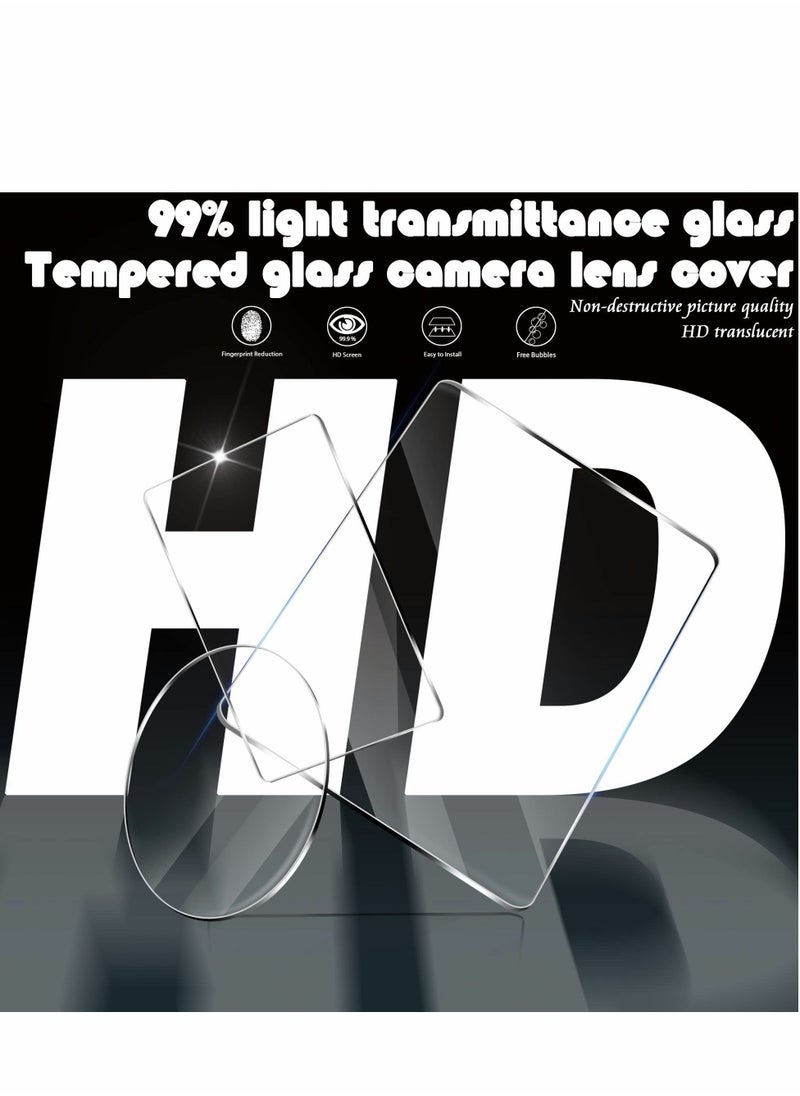 Y&D - 2 Sets Compatible for DJI OSMO Action 3 Screen Protector Anti Scratch High-Definition Tempered Glass, 2Pack - Image 1