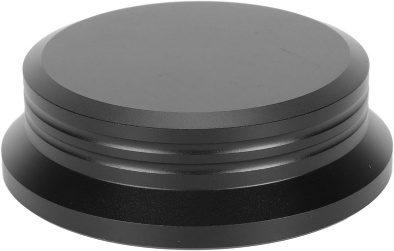 HiFi Disc Stabilizer for, Turntable Stabilizer Weight Clamp, 250g Aluminum Alloy Record Weight with Universal Hole Design, Reduces Vibration and Improves Sound Quality for Belt (Black) - Image 2