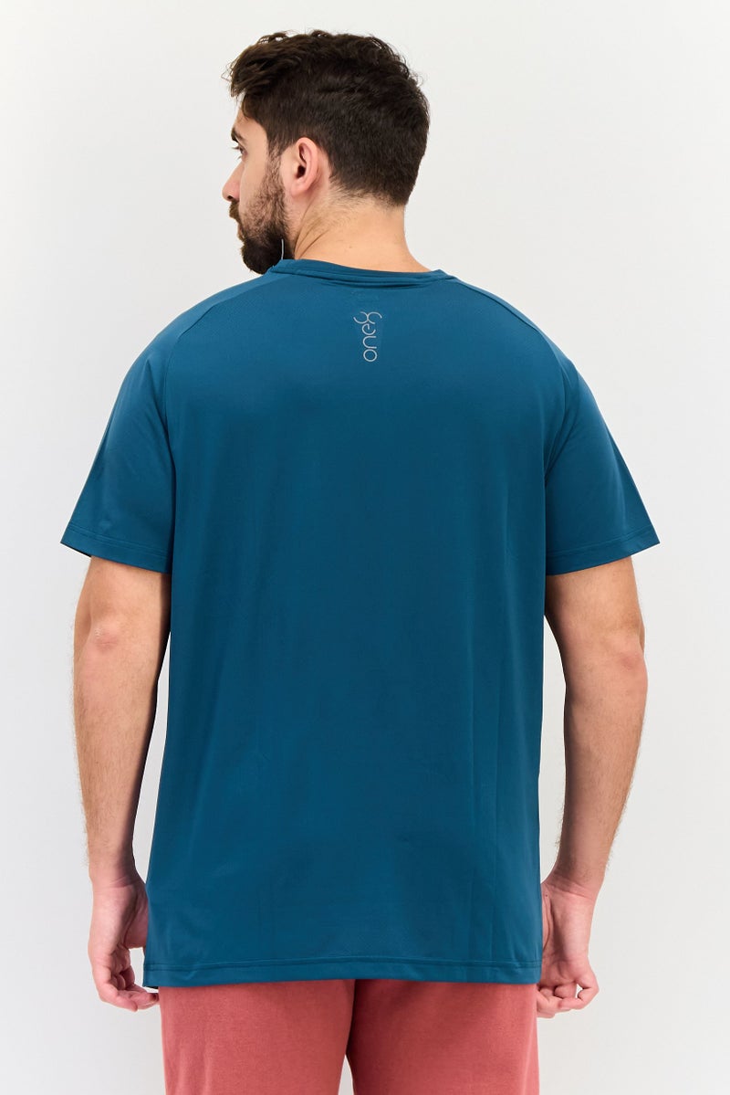 Puma x One8 Men Sportswear Fit Short Sleeves Training T-Shirt, Teal Green - Image 3