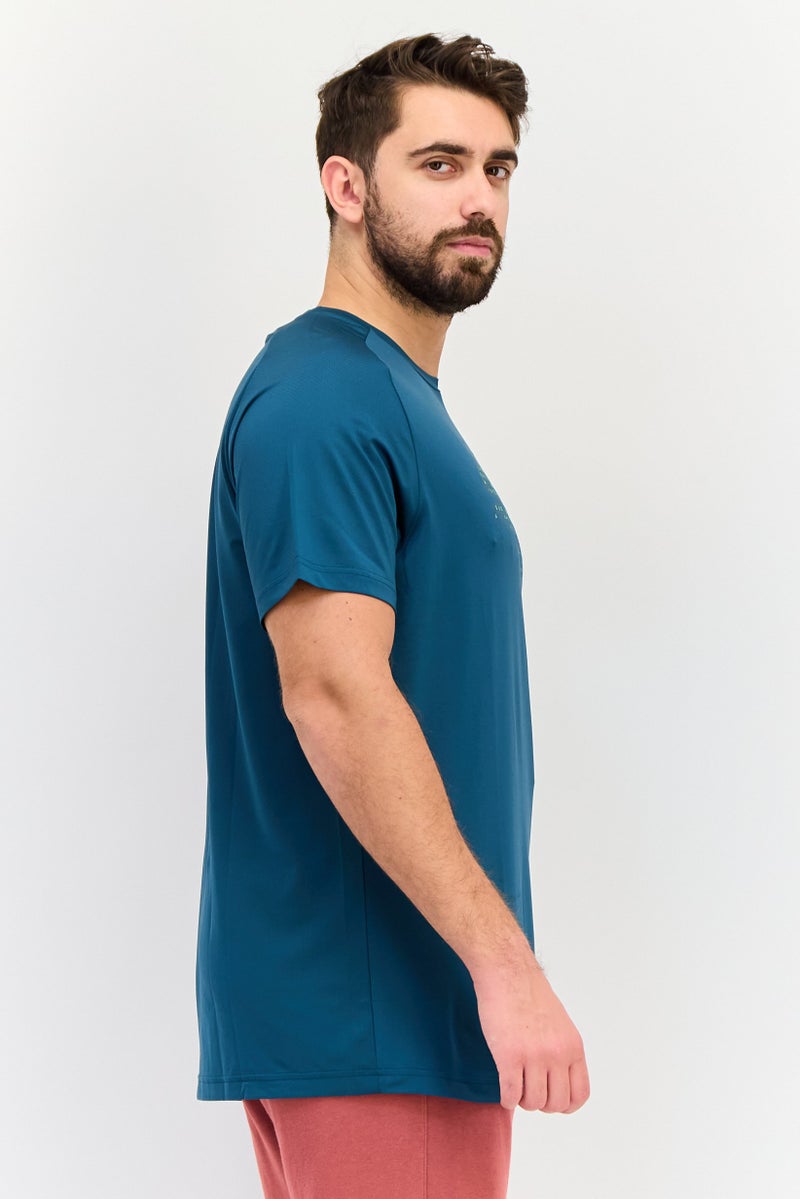 Puma x One8 Men Sportswear Fit Short Sleeves Training T-Shirt, Teal Green - Image 2