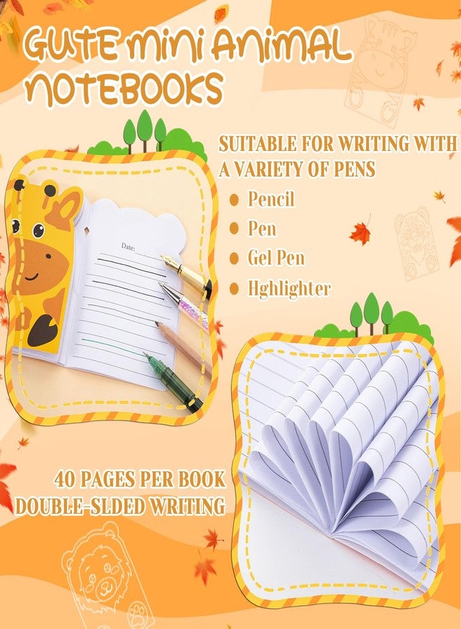Maxdot 48 Pcs Jungle Animals Mini Notebooks Bulk Graduation Party Favors Gift Small Cute Pocket Notepads with 20 Sheets, Gifts for Birthday, Back to School Party Classroom Prizes Gift - Image 4