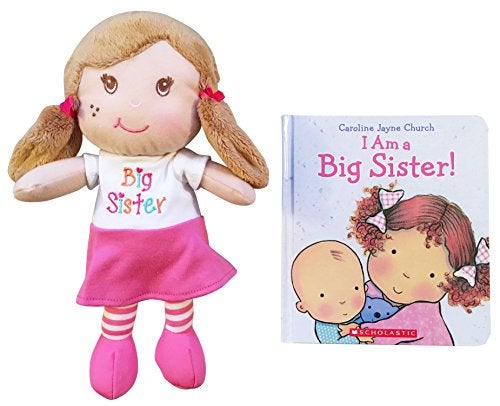 MartLoop I Am a Big Sister Doll and Book Bundle - Image 1