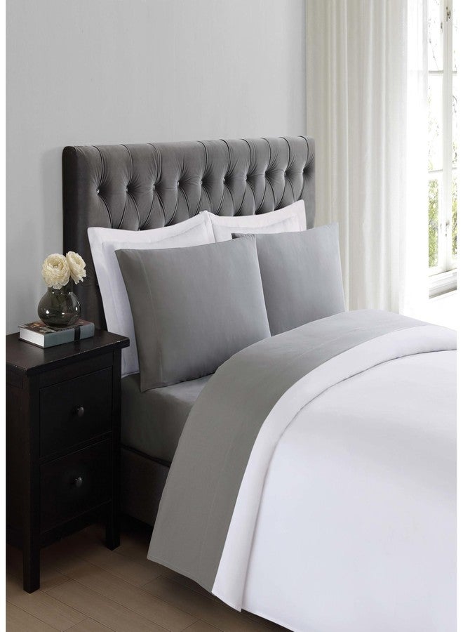 TRULY SOFT Everyday Sheet Set Grey Polyester 3-Piece Twin XL Sheet Set, Solid Color Themed, Adult Bedding, Oeko-TEX Certified - Image 4