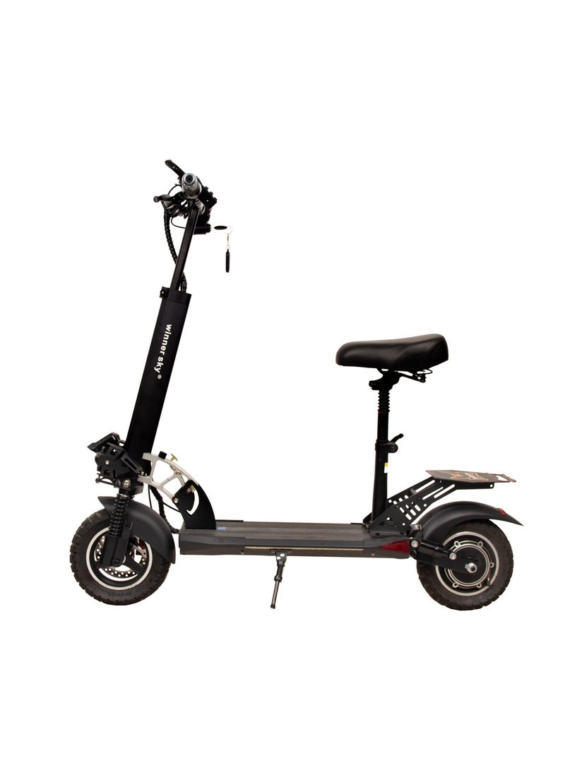 وينر سكاي سكوتر كهربائي Sky E10 Pro (Plus) | بطارية 48V 13Ah | مدى 35–40 كم | إطارات أوف رود 10 بوصة | بلوتوث | تعليق مزدوج | قابل للطي | خوذة وقفل مجاناً - Image 1