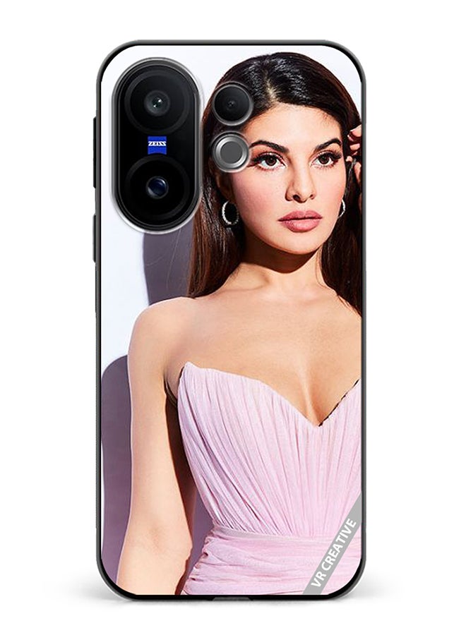 Protective Case Cover For Vivo X200 FE Bollywood Actress Jacqueline Fernandez Design Multicolour