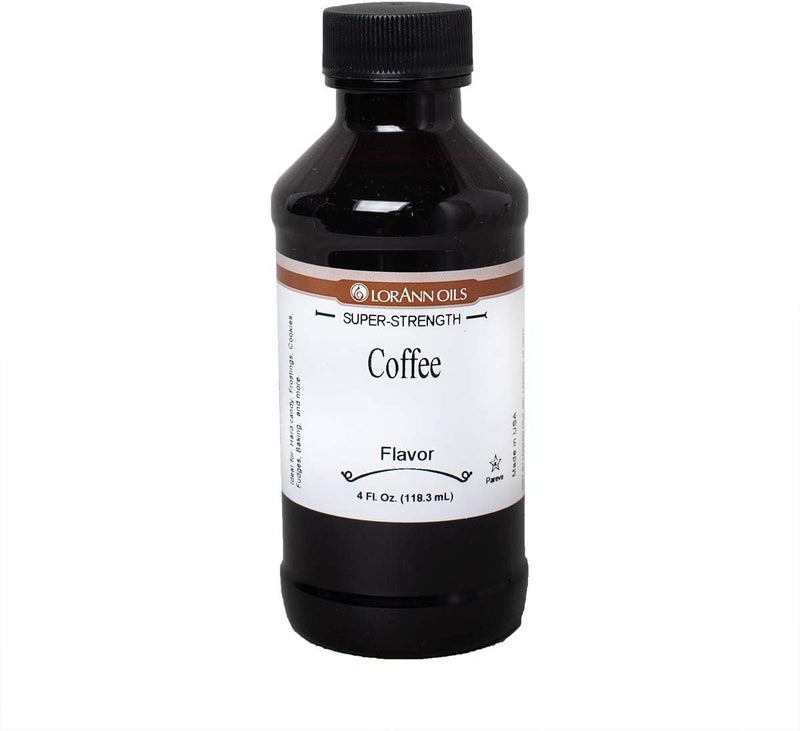 LorAnn Oils Super Strength Coffee Flavoring, 4 Ounce Bottle - Image 1
