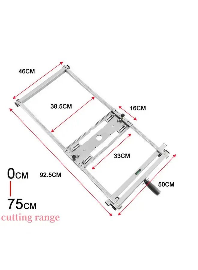 Medium Stainless Steel Manual Woodworking Board Cutter Precision Hand Saw Guide Tool - Image 1