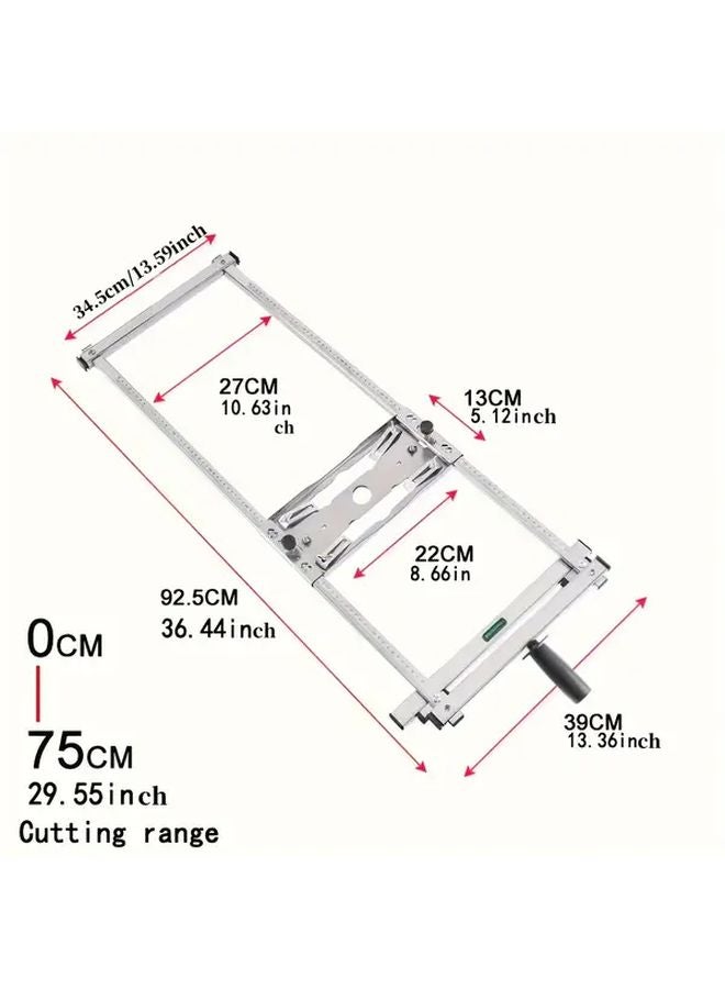 Medium Stainless Steel Manual Woodworking Board Cutter Precision Hand Saw Guide Tool - Image 4