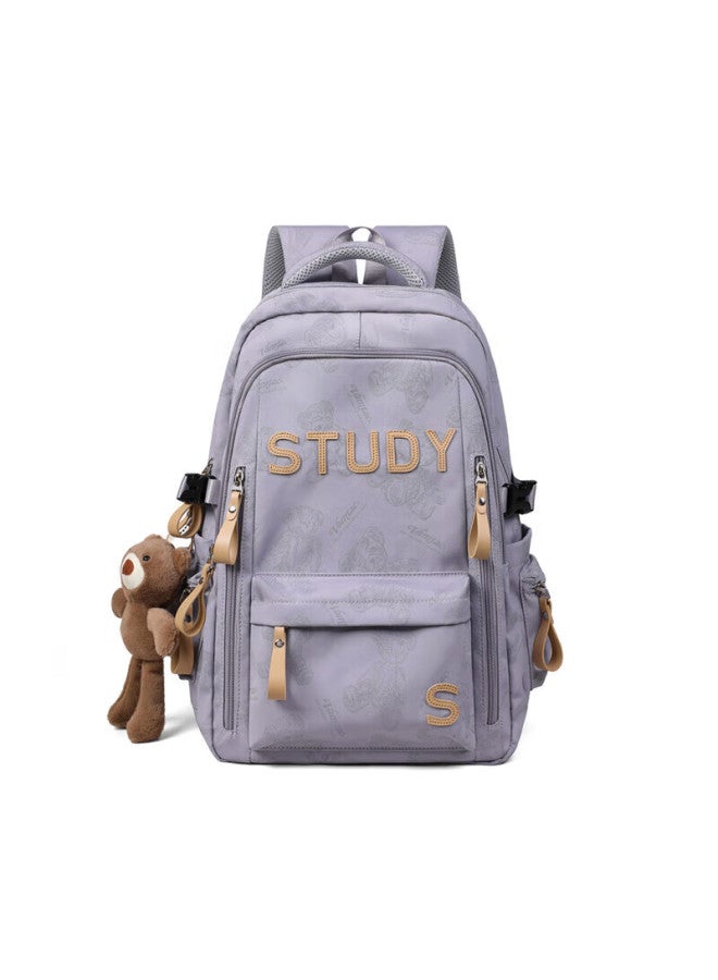 Yuyula Backpack For Women, Large Capacity School Bag For Primary, Middle And High School Students, Stylish Lightweight Travel Backpack With Laptop Compartment - Image 3