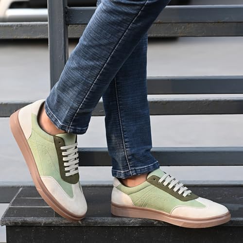 Cruiser Sneaker for Men | Lightweight & Comfortable | Stylish Lace-Up Casual Footwear with Cushioned Insole | Perfect for Versatile Outfits (2533) - Image 3