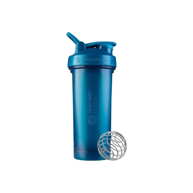 BlenderBottle Classic V2 Shaker Bottle Perfect for Protein Shakes and Pre Workout, 28-Ounce, Ocean Blue - Image 4