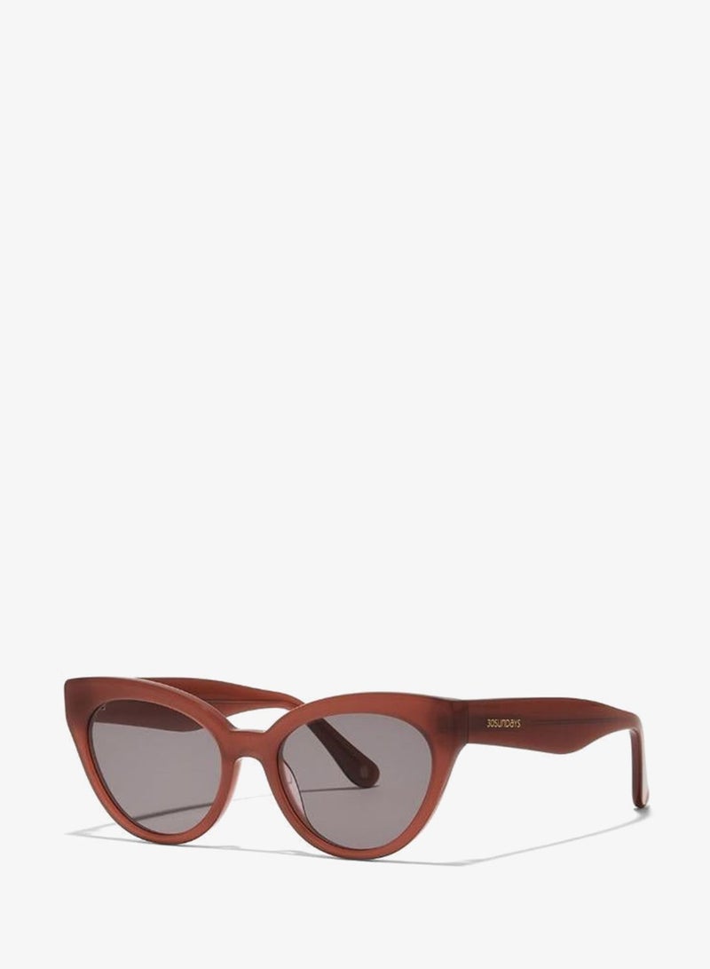 30Sundays DUSK,Women Sunglasses, Cat Eye Sunglasses, UV Protection: UV400 (Pink,Brown) - Image 2