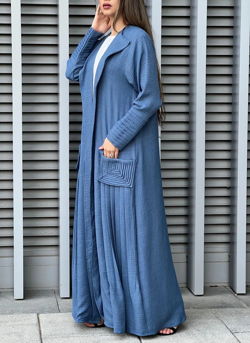 Moistreet  Crepe Pocket Abaya for Women | Best Price UAE