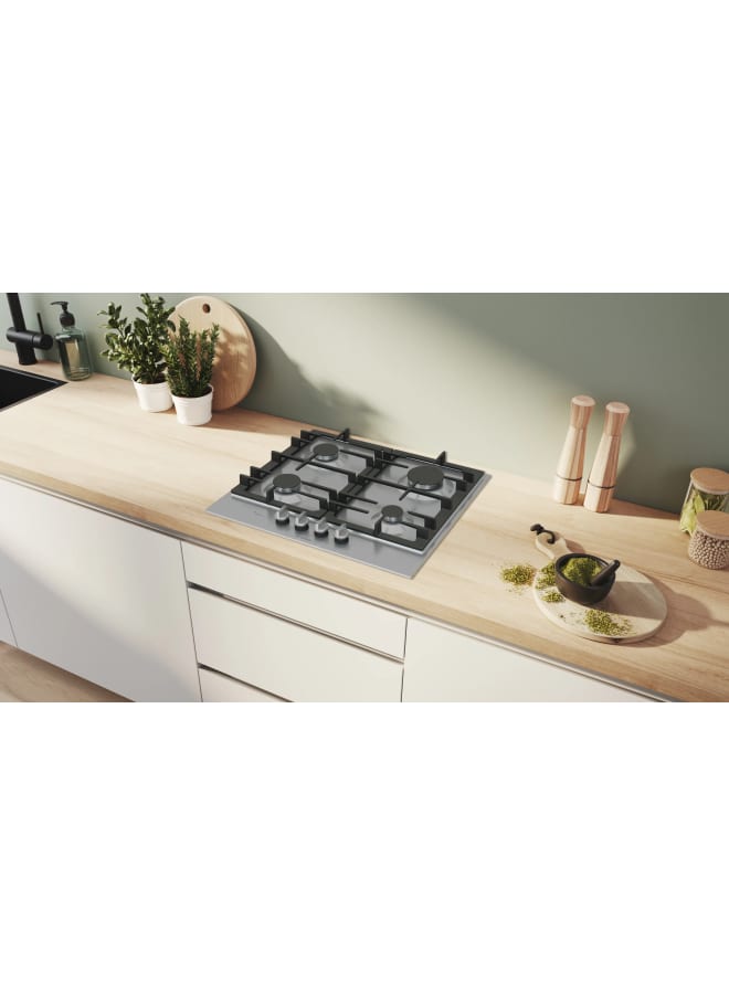 BOSCH Series 6 Gas hob 60 cm Stainless steel PCP6A5I90M PCP6A5I90M Stainless steel - Image 4