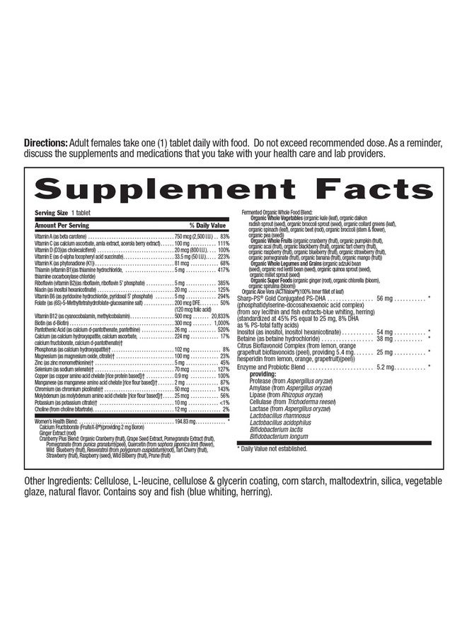 Country Life CORE Daily-1 for Women 50+ Multivitamin - Formulated for Women Over 50, Complete Daily Nutrition with Women's Health Blend, Coenzymated B Vitamins, Probiotics, and Digestive Enzymes - Image 1
