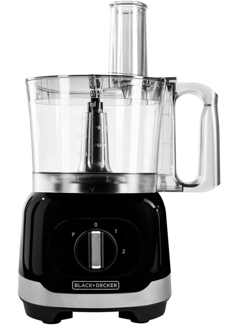 BLACK+DECKER 1000W Multi-function Food Processor – 2.1L Bowl, 1.5L Blender, Citrus Juicer, 100g Grinder, Stainless Steel Blades, 2-Speed with Pulse, All-in-One Kitchen Solution 2.1 L 1000 W FX1000FB-B5 black - Image 5
