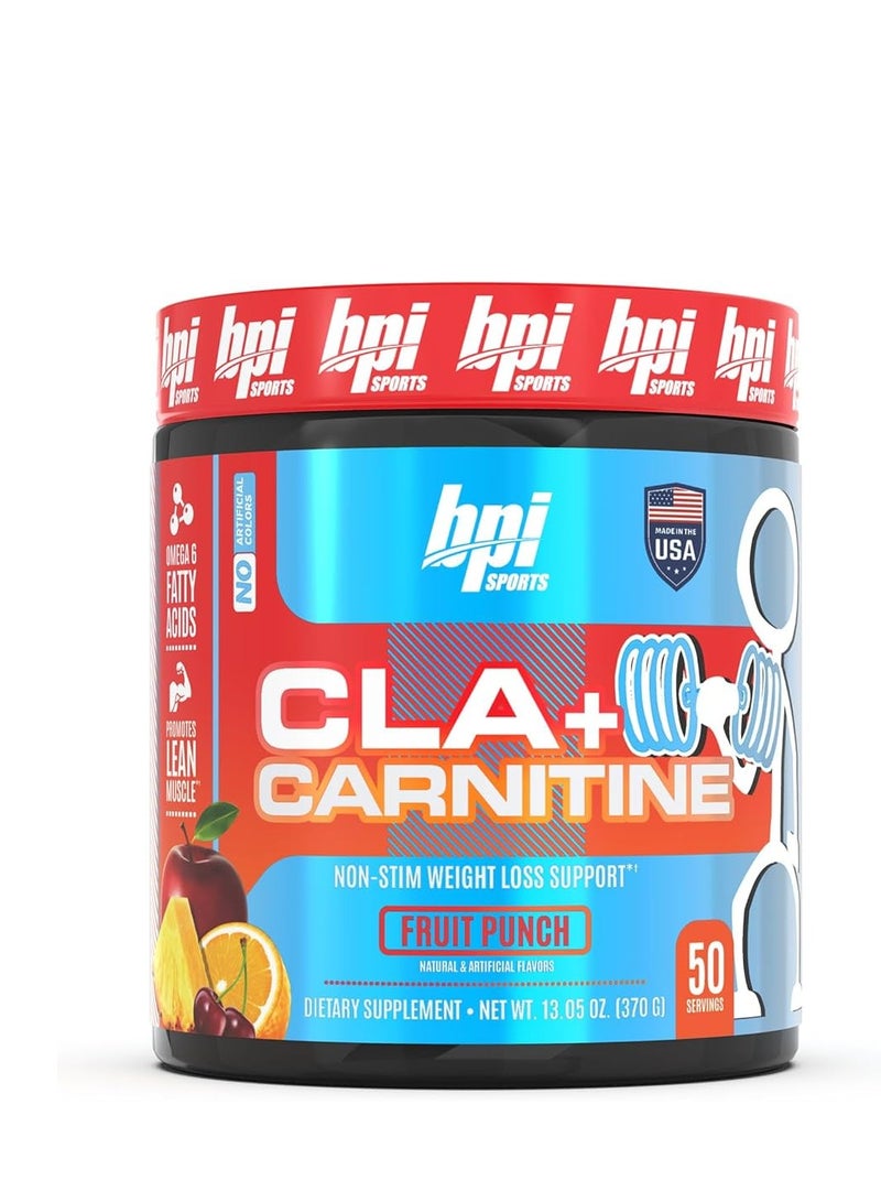 CLA + كارنيتين بنكهة الفواكه - 350 جم - 50 جرعة