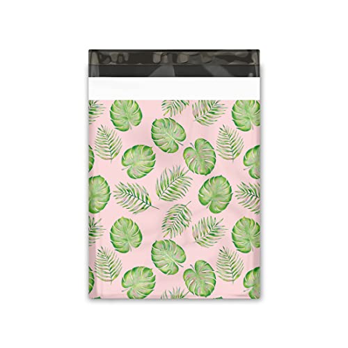 Pro Supply Global 10x13 (100) Palm Leaves Floral Summer Designer Poly Mailers Waterproof Self Sealing Tear Resistant Polymailers Shipping Envelopes Premium Printed Bags For Small Businesses - Image 3
