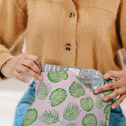 Pro Supply Global 10x13 (100) Palm Leaves Floral Summer Designer Poly Mailers Waterproof Self Sealing Tear Resistant Polymailers Shipping Envelopes Premium Printed Bags For Small Businesses - Image 5