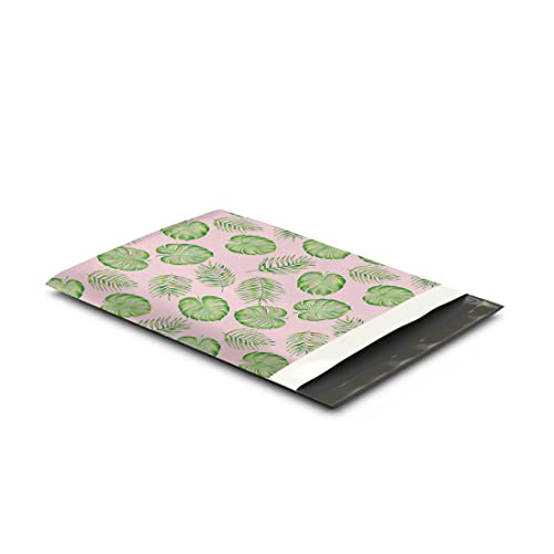 Pro Supply Global 10x13 (100) Palm Leaves Floral Summer Designer Poly Mailers Waterproof Self Sealing Tear Resistant Polymailers Shipping Envelopes Premium Printed Bags For Small Businesses - Image 4