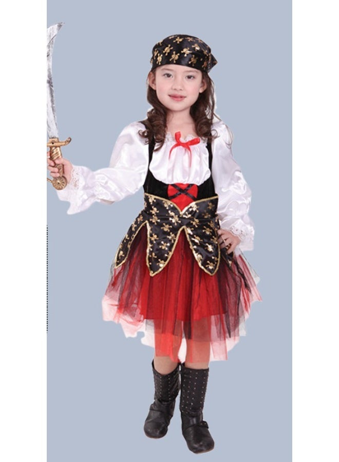 NIBEMINENT Halloween female pirate costume party Pirate cosplay costume Caribbean Pirate Captain Jack costume costume - Image 1