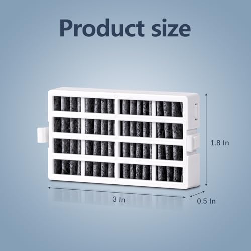 Midiex 3 pack W10311524 Refrigerator Air Filter Replacement for W10311524, Whirlpool, AIR1, Kitchenaid, Maytag, and Jenn-Air, FreshFlow Air Filter, Reduce Odors with Activated Carbon Filters - Image 3