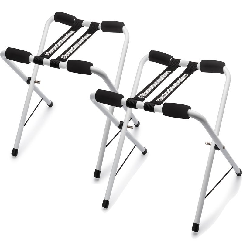 Best Marine and Outdoors Best Marine Folding Kayak Stands, Extra Tall Freestanding Storage Rack for Kayaks, Canoes & SUP Paddle Boards, 150lb Weight Capacity, Portable Boating Accessories - Image 1