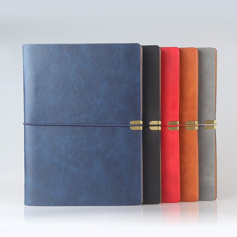 Manufacturer'S Ready-Made Six-Hole Loose-Leaf Notebook Loose-Leaf Notebook Retro Leather-Bound Notepad Diary - Image 5