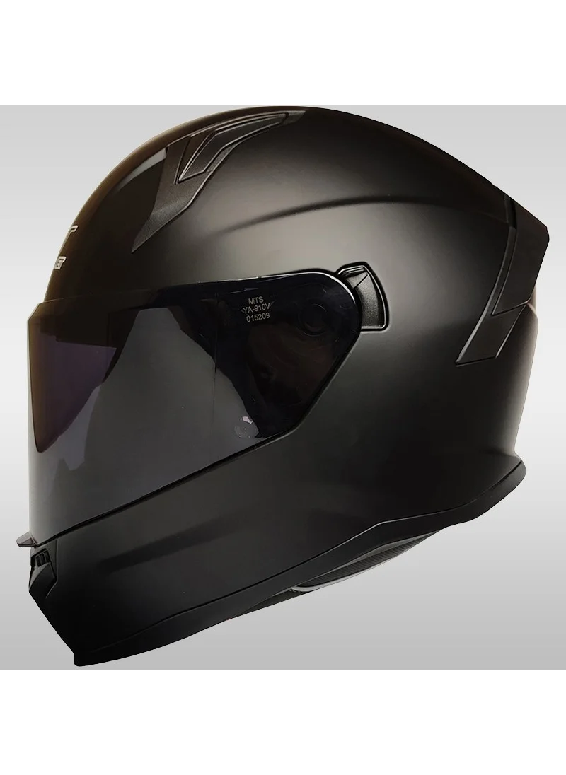 MTS M-910 Motorcycle Helmet Matte Black