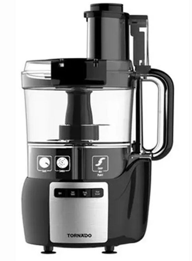 تورنيدو محضرة طعام 450 وعاء 1.5 لتر 1.5 L 450 W FP-450T أسود - Image 4