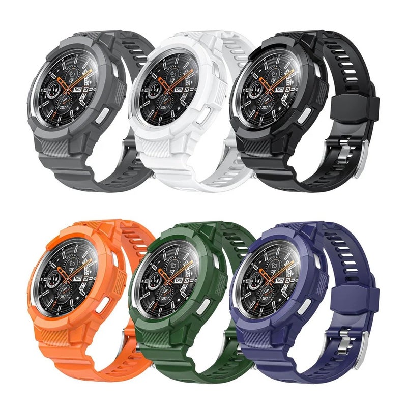 Bluejw Sports Strap Golden Sublimation Watch Bands Case for Samsung Galaxy Watch 4 5 7 Pro LV G Shock, Replaceable Watchband Set - Image 4