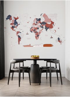Enjoy The Wood 3D Wooden World Map - Rustic Finish, Elegant Wall Decor for Home, Kitchen, or Office - Ideal Gift for Any Occasion, Intricately Designed, Perfect for Travel Enthusiasts and Art Lovers.  - Image 1