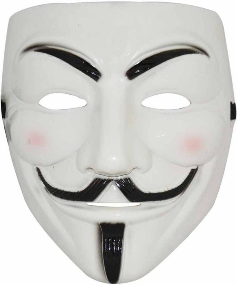 Futaba V for vendetta halloween horror mask - White - Image 4
