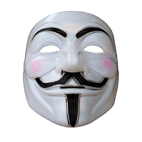 Futaba V for vendetta halloween horror mask - White - Image 2