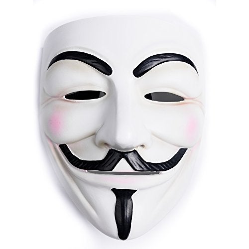 Futaba V for vendetta halloween horror mask - White - Image 1
