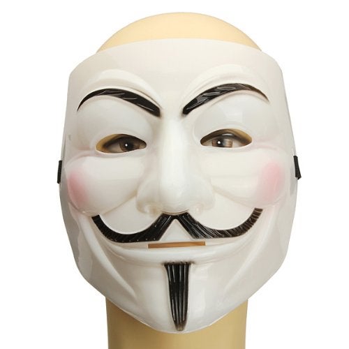Futaba V for vendetta halloween horror mask - White - Image 3