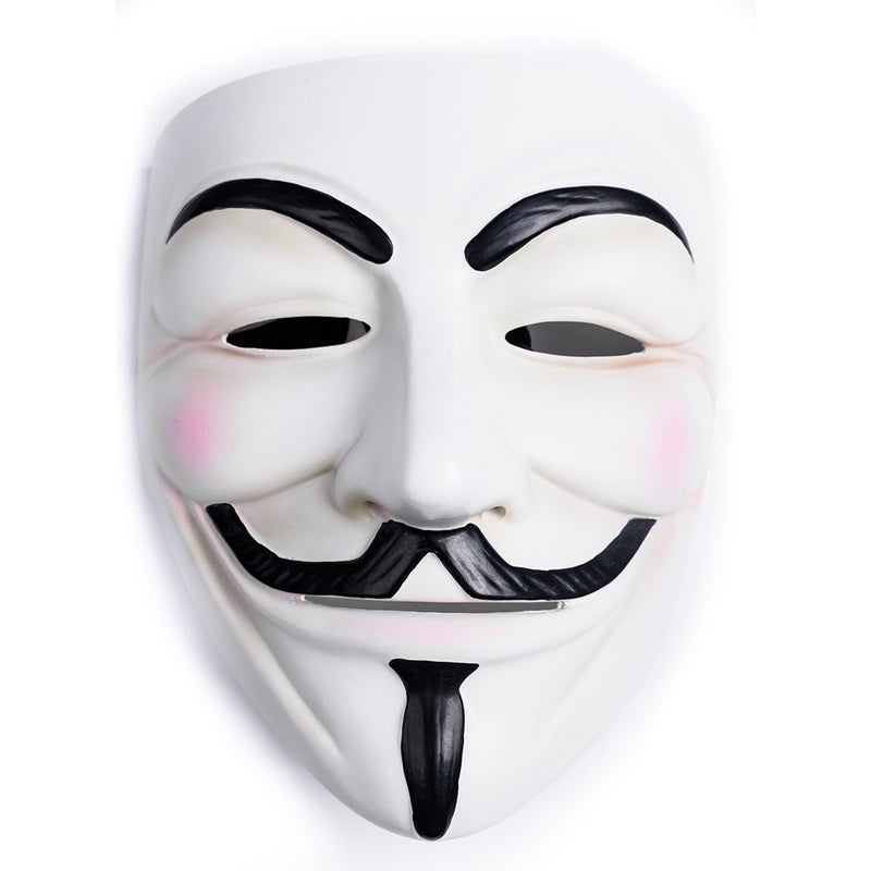 Futaba V for vendetta halloween horror mask - White - Image 5