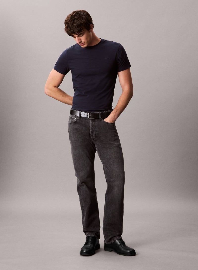 CALVIN KLEIN Slim Liquid Touch Crewneck T-Shirt - Image 3