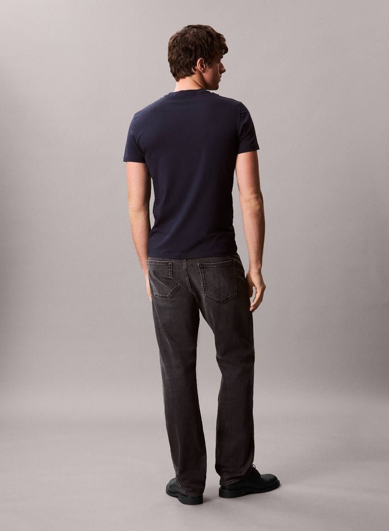 CALVIN KLEIN Slim Liquid Touch Crewneck T-Shirt - Image 2